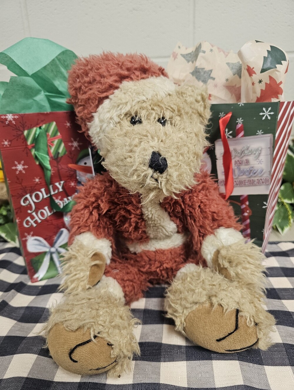 Vintage Boyds Bear "Sandy Claus" Plush 18"